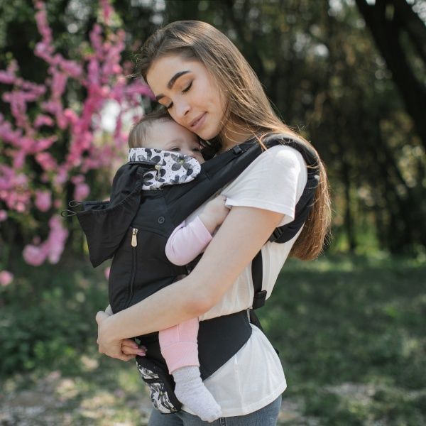 Ерго-рюкзак AIR X Дейзі Love & Carry чорний LC125 