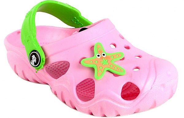 Сабо для девочки Jose Amorales р.34 розовый с салатовым (117082) 