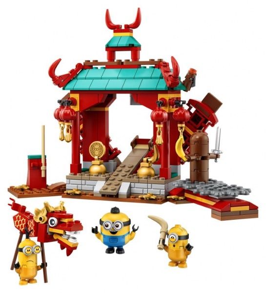 Конструктор LEGO Minions Миньоны: бойцы кунг-фу 75550