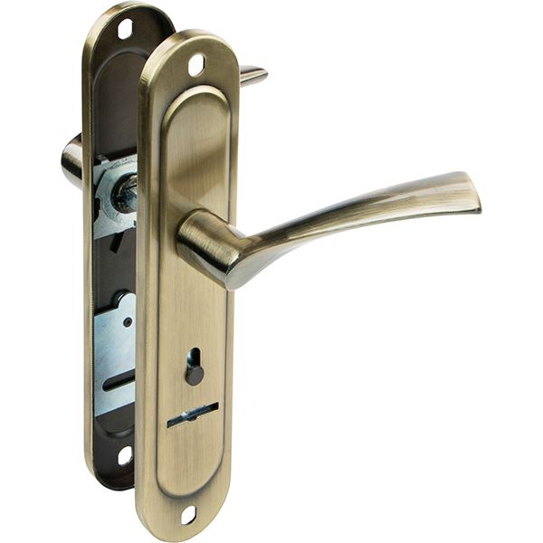 Ручка на планці  BRUNO BR-77 77 мм антична латунь