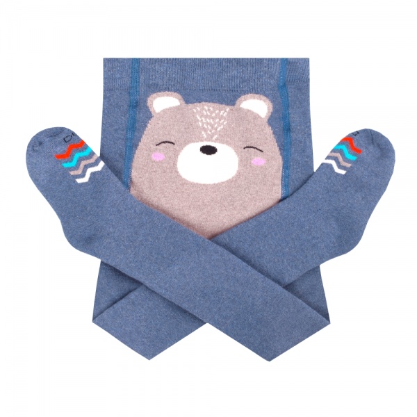 Колготки дитячі унісекс Duna новорічні 4942р.86-92 джинс 