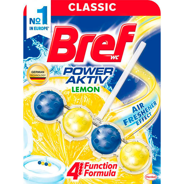 Туалетний блок Bref Сила-Актив Лимонна свіжість 
