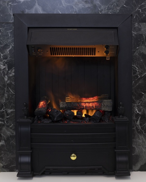 Камінокомплект ASTRA FLAME Артеміда BLACK + Прометей