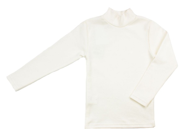 Гольф унисекс Luna Kids р.128 молочный 