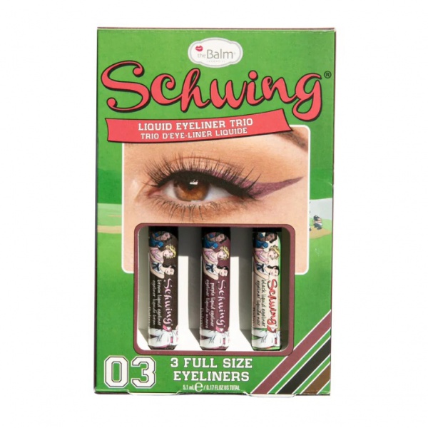 Подводка для глаз theBalm Schwing Trio (V2) 3 шт. x 1,7 мл