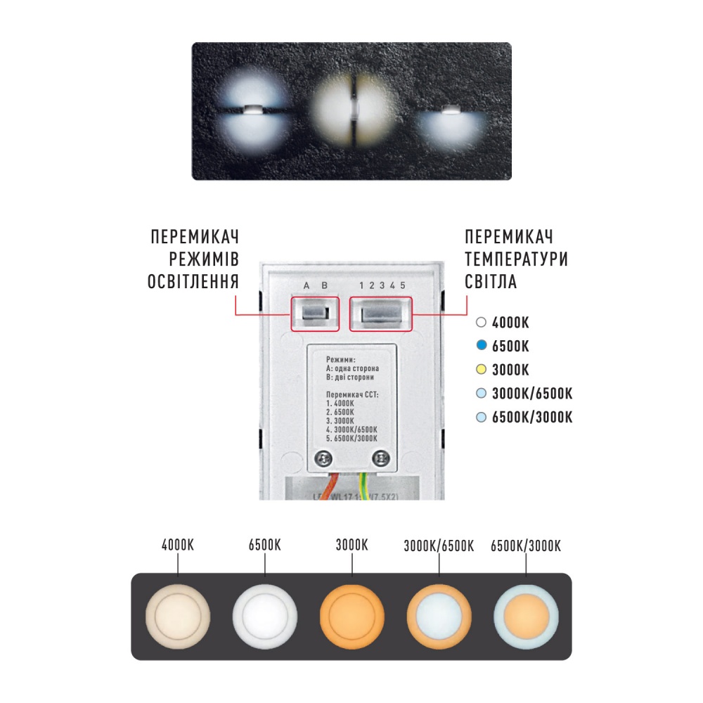 Светильник уличный настенный Maxus 15 Вт белый 1-MWL-15W-WG