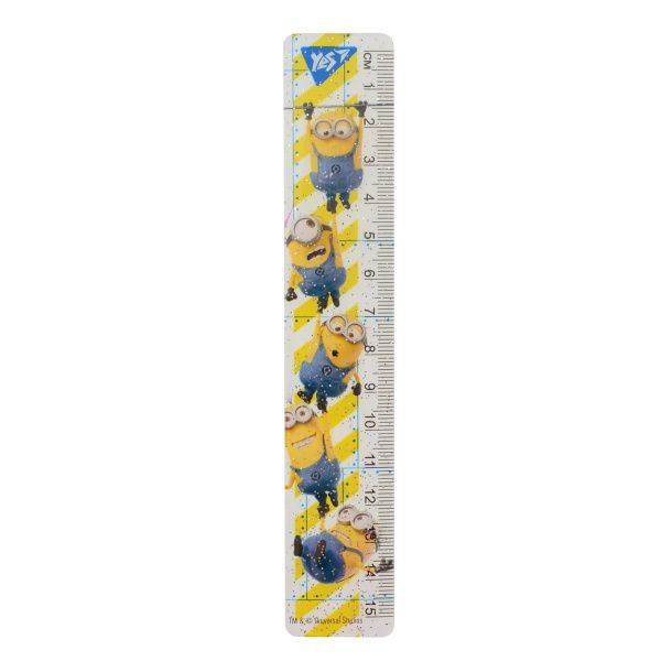 Линейка 15 см Minions YES