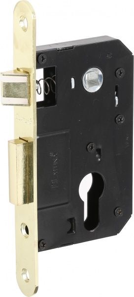 Замок врезной с ручками Kumru PB/BN PZ 62 мм латунь