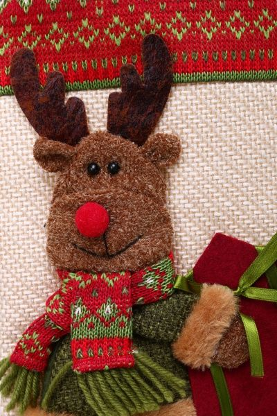 Декорація новорічна Чобіток різдвяний 50 см в асортименті EPI-W22-15A2521 W22-2371 W22-2