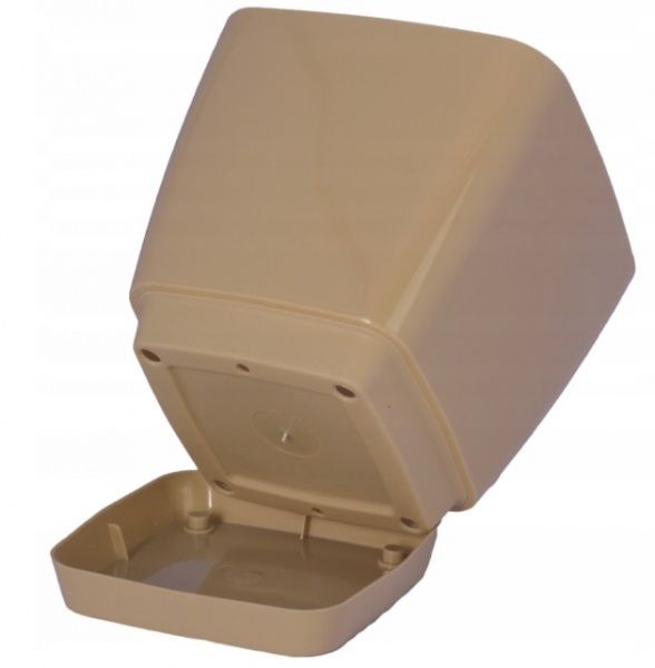 Горщик пластиковий Form Plastic Тоскана Квадро-11 квадратний 1л лате (0730-002) 