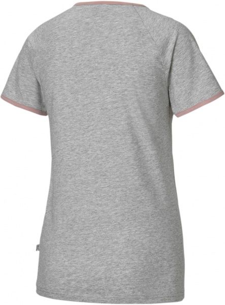 Футболка Puma Contrast Ringer Tee W 58405953 M сірий