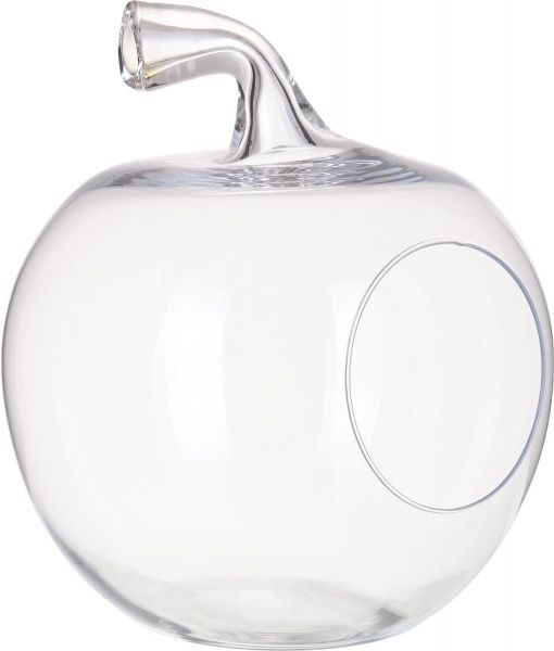 Ваза прозрачная груша 30х18.5 см Теамо