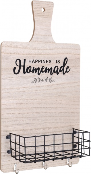 Полиця декоративна Homemade бежевий із чорним 13х18 см 
