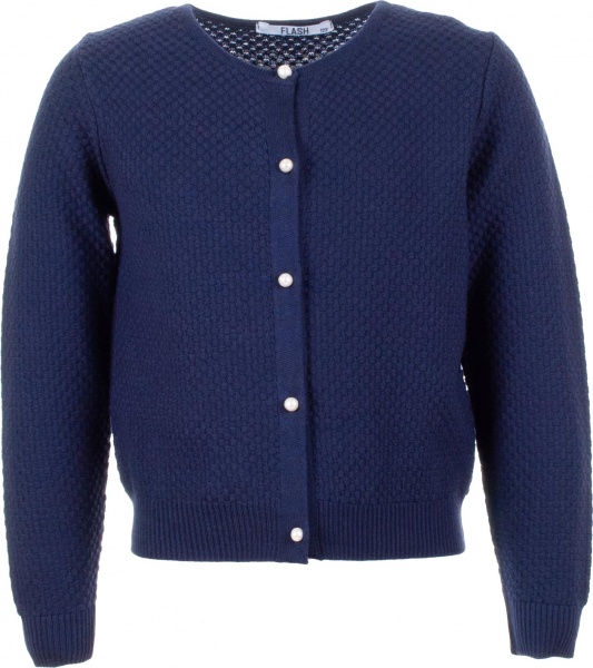 Кардиган для девочки FLASH ® 421 р.116 синий 19G092-4-1111 