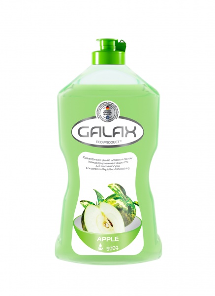 Рідина для ручного миття посуду Яблоко 0,5л