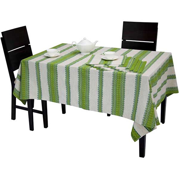 Комплект столовый 16,3 140x190 см зеленый Эдельвика 
