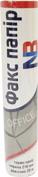 Бумага для факса 210/12 термо 25 метров Nota Bene