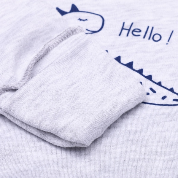 Комбинезон унисекс Фламинго р.62 меланж 433-001 