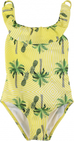 Купальник для дівчаток Пальми р.110–116 жовтий 