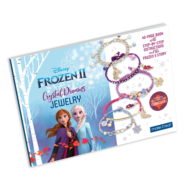 Набор для создания шарм-браслетов Make it Real Disney Frozen 2 & Disney Princessс кристаллами Swarovski MR4382