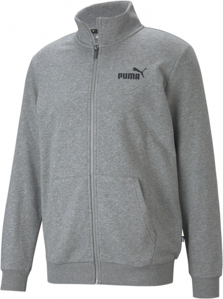 Джемпер Puma ESS TRACK JACKET TR MEDIUM GRAY HEATHER 58669603 р. 2XL серый