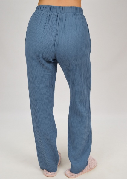 Штани Roksana Muslin №1528 р. 46 блакитний