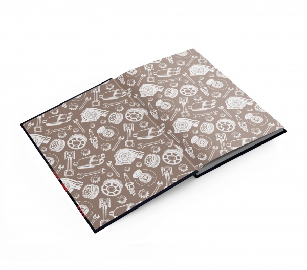 Блокнот В6 96 листов 1В2392 Красный спорткар Аркуш