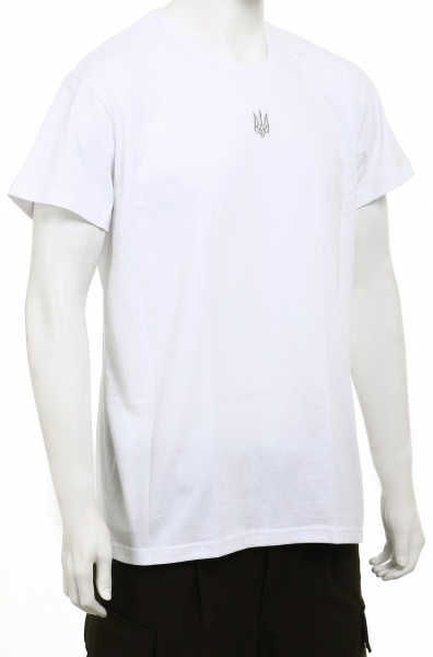 Футболка LOGOS с вышивкой Серебряный Герб 04-09-00-0013 р.2XL 201 Біла