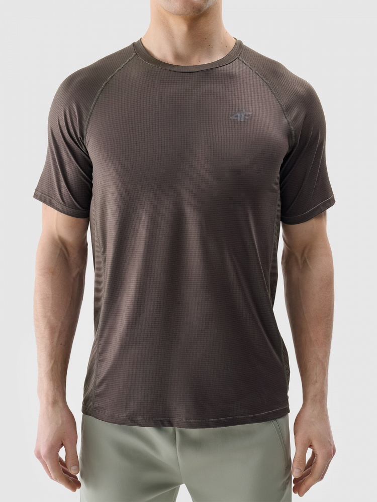 Футболка 4F TSHIRT FNK M1217 4FWSS25TFTSM1217-81S р.S коричневый