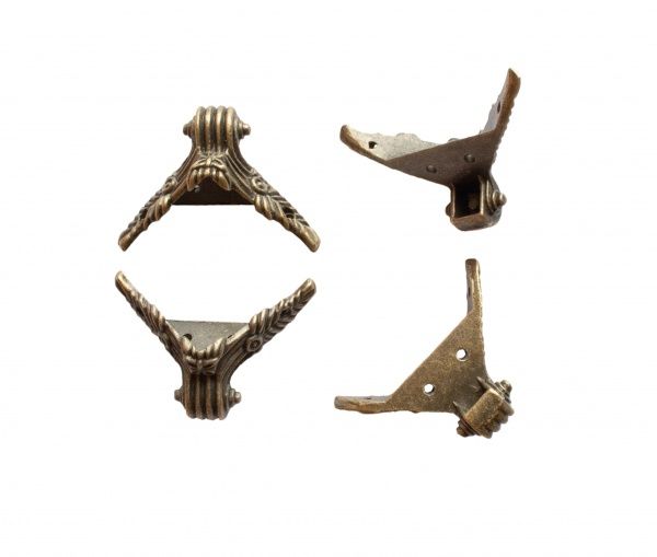 Ножки декоративные старая латунь 56х25 мм 4 шт. 