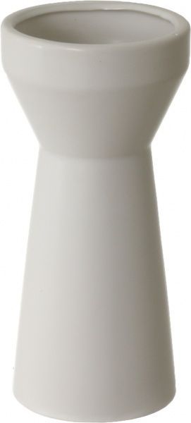 Ваза керамическая белая Cartagena 23х11х11 см