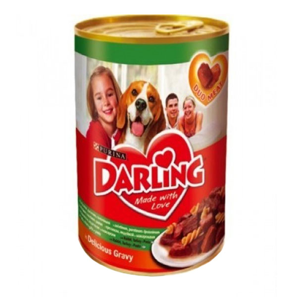 Корм Purina Darling з кроликом індичкою і макаронами 1.2 кг