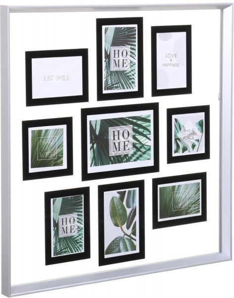 Рамка для фото Koopman коллаж 57х57х3 см черный 