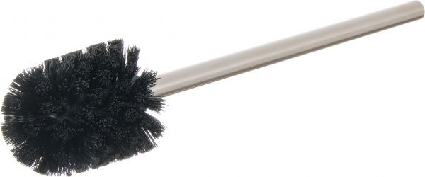 Йоржик для унітаза Luna raimond чорний із сірою колбою