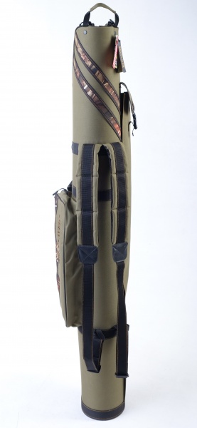 Чехол для удилища KENT&AVER 145 см двухсекционный полужесткий №2 зеленый