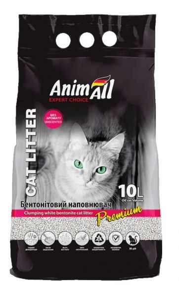 Наповнювач бентонітовий AnimAll без аромату 10 л