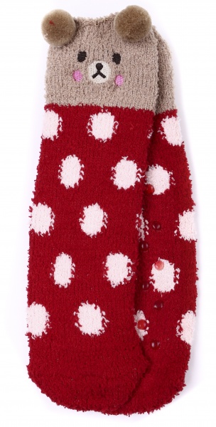 Шкарпетки жіночі La Nuit Тедді р.one size червоний 1 шт.