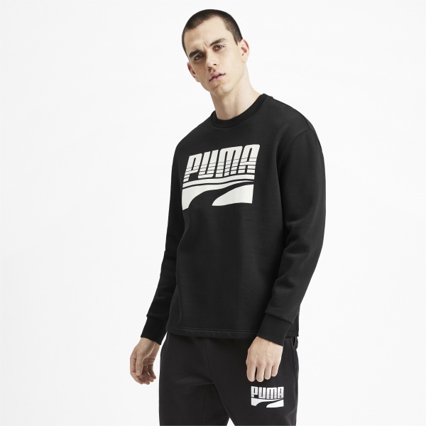 Джемпер Puma Rebel Bold Crew FL 58053701 р. L черный