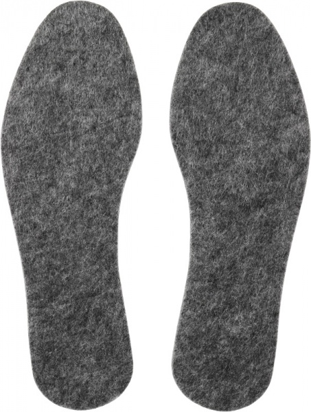 Устілки для взуття з повсті і фольги Comfort Textile Group 45 темно-сірий
