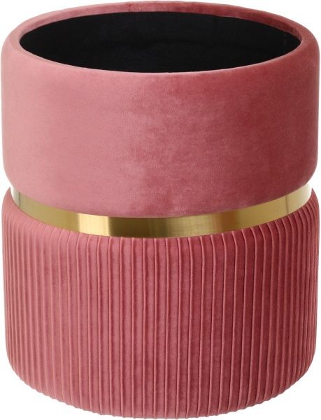 Сундук-пуф Bernard 31,5х31,5х38 см роуз голд 