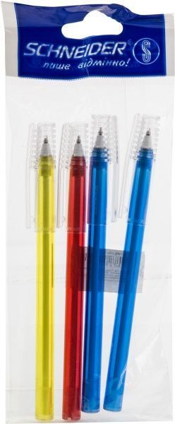 Набір ручок кулькових Economix 4 шт. Tops S12181 