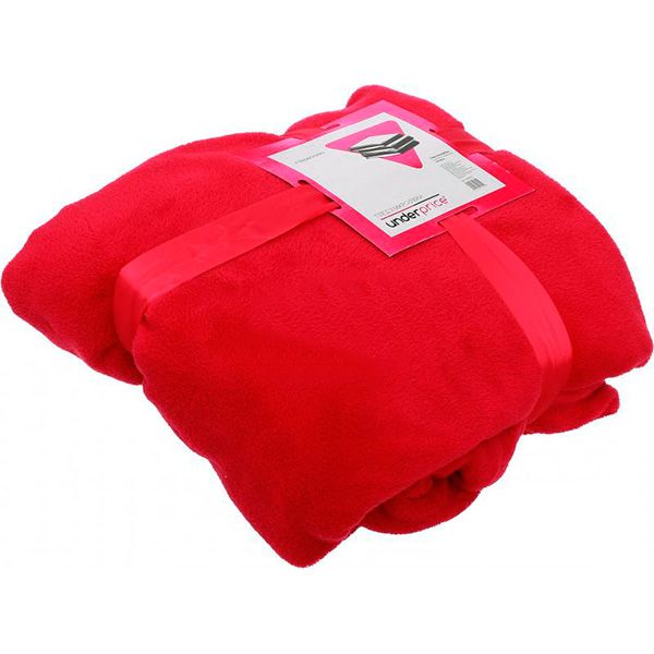 Плед мікрофібра Underprice червоний 160x200 см