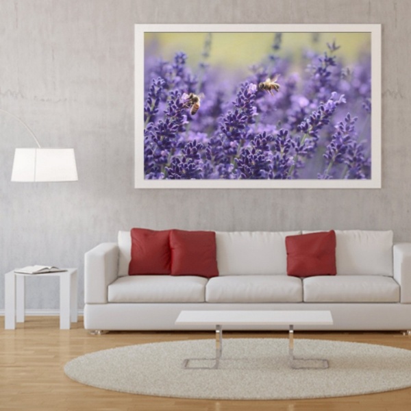 Репродукция Пчелы на лаванде 50x80 см Арт Фемелі 