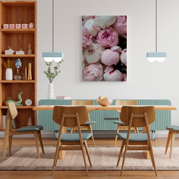 Картина на холсте Пионы 70x50 см WS Holst 14082215,2 