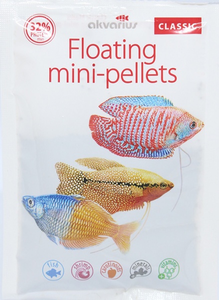 Корм Акваріус классик меню плавающие мини-пилеты 40 г