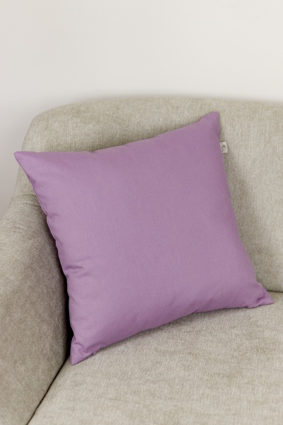 Подушка декоративна бузкова 45x45 см різнокольоровий Прованс 