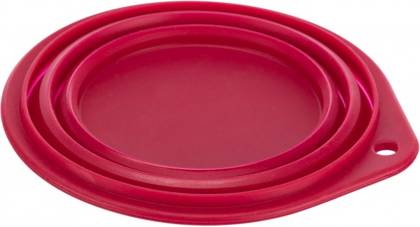 Миска Trixie для собак дорожня термопласна гума 2 л 22 см в асортименті (25013)