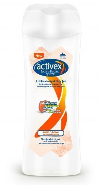 Гель для душу ACTIVEX антибактеріальний ACTIVE 450 мл