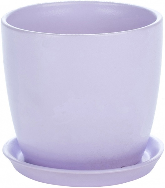 Горшок керамический Shynkar&KO Сонет круглый 3л лавандовый 