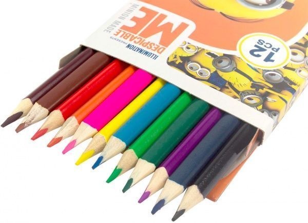 Карандаши цветные Minions 12/24 цветов YES